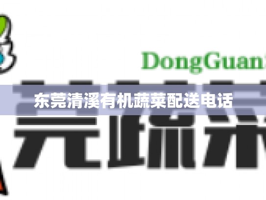 东莞清溪有机蔬菜配送电话
