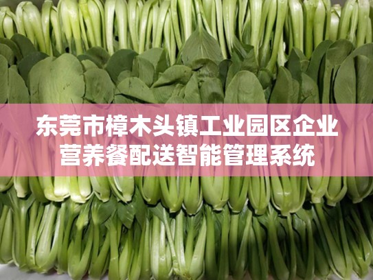东莞市樟木头镇工业园区企业营养餐配送智能管理系统