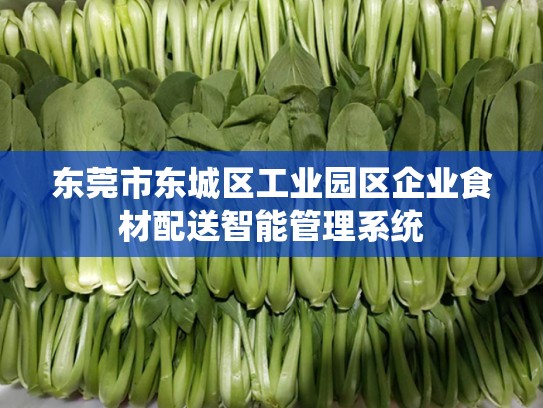 东莞市东城区工业园区企业食材配送智能管理系统