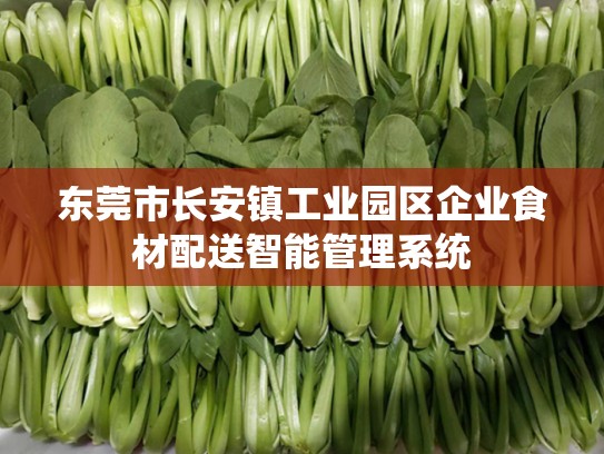 东莞市长安镇工业园区企业食材配送智能管理系统