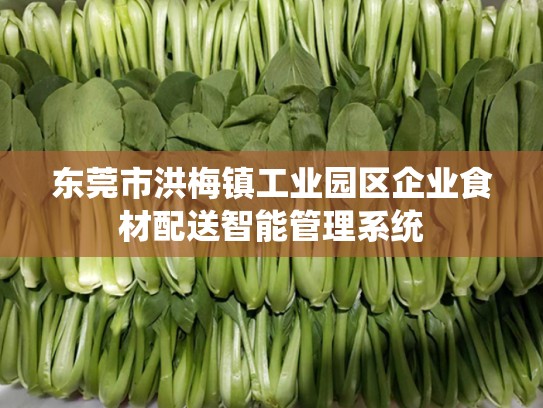 东莞市洪梅镇工业园区企业食材配送智能管理系统