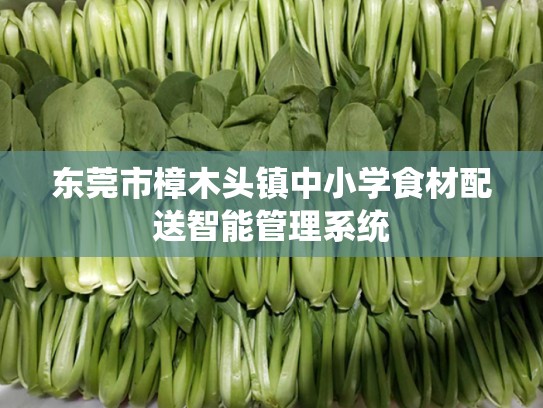 东莞市樟木头镇中小学食材配送智能管理系统