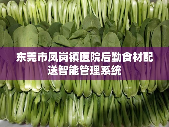 东莞市凤岗镇医院后勤食材配送智能管理系统