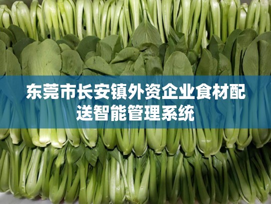 东莞市长安镇外资企业食材配送智能管理系统