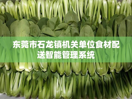 东莞市石龙镇机关单位食材配送智能管理系统