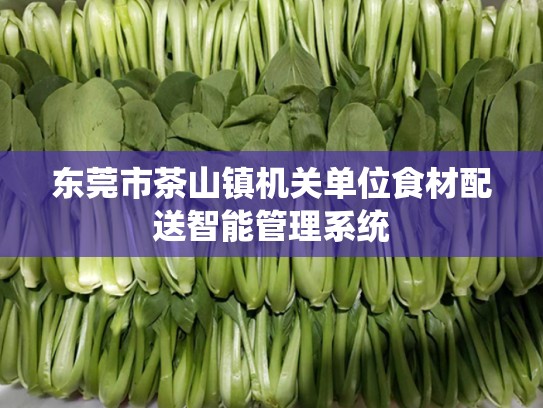 东莞市茶山镇机关单位食材配送智能管理系统