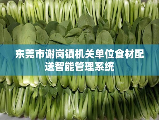 东莞市谢岗镇机关单位食材配送智能管理系统