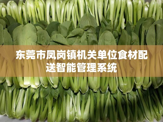 东莞市凤岗镇机关单位食材配送智能管理系统