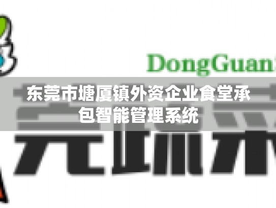 东莞市塘厦镇外资企业食堂承包智能管理系统