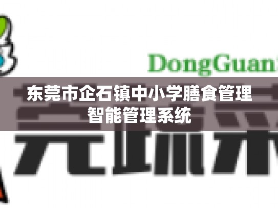 东莞市企石镇中小学膳食管理智能管理系统