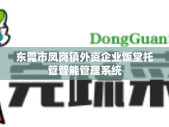 东莞市凤岗镇外资企业饭堂托管智能管理系统