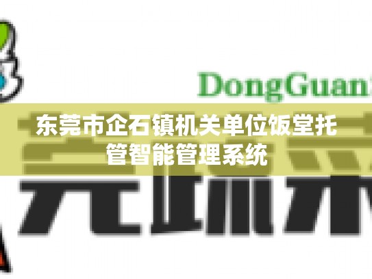 东莞市企石镇机关单位饭堂托管智能管理系统