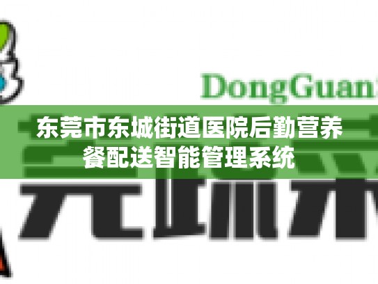 东莞市东城街道医院后勤营养餐配送智能管理系统