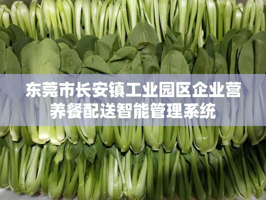 东莞市长安镇工业园区企业营养餐配送智能管理系统