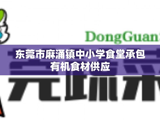 东莞市麻涌镇中小学食堂承包有机食材供应