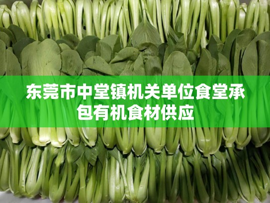 东莞市中堂镇机关单位食堂承包有机食材供应