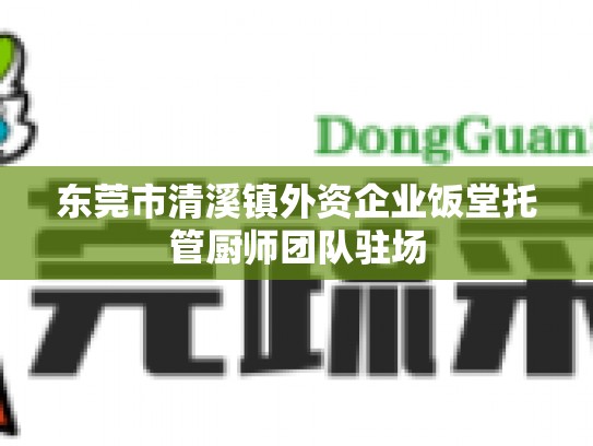 东莞市清溪镇外资企业饭堂托管厨师团队驻场