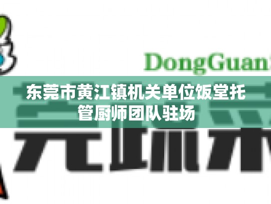 东莞市黄江镇机关单位饭堂托管厨师团队驻场