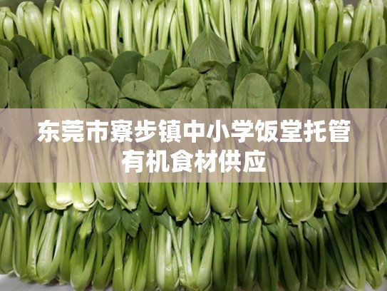 东莞市寮步镇中小学饭堂托管有机食材供应