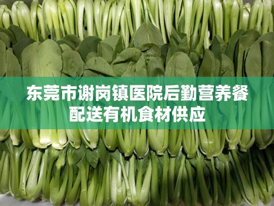 东莞市谢岗镇医院后勤营养餐配送有机食材供应