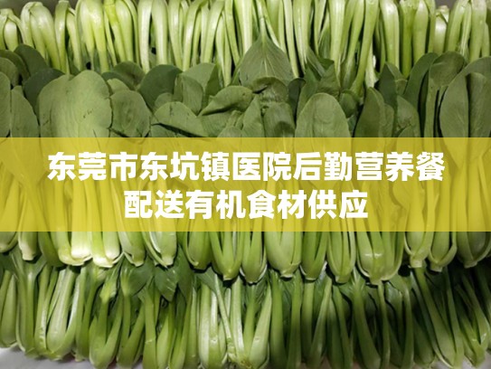 东莞市东坑镇医院后勤营养餐配送有机食材供应