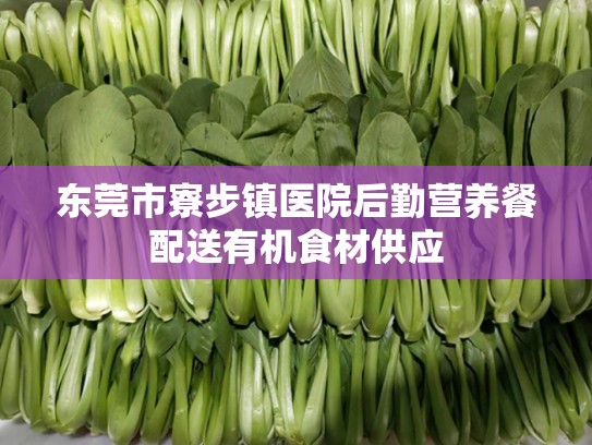 东莞市寮步镇医院后勤营养餐配送有机食材供应