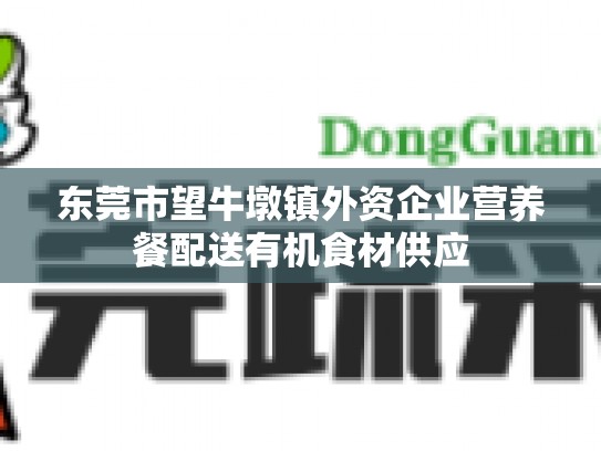东莞市望牛墩镇外资企业营养餐配送有机食材供应