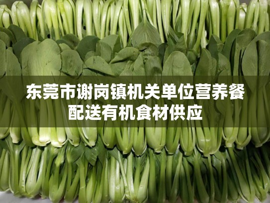 东莞市谢岗镇机关单位营养餐配送有机食材供应