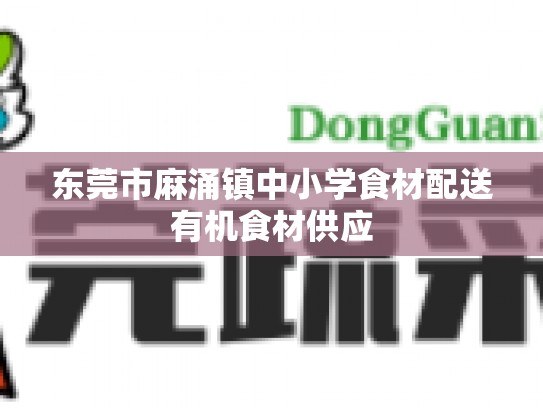东莞市麻涌镇中小学食材配送有机食材供应