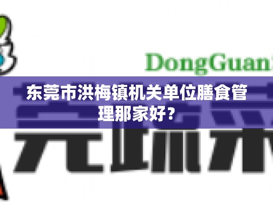 东莞市洪梅镇机关单位膳食管理那家好？
