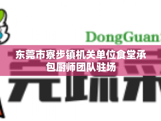 东莞市寮步镇机关单位食堂承包厨师团队驻场