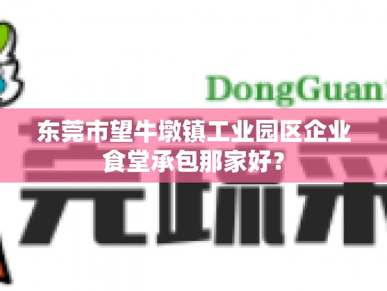 东莞市望牛墩镇工业园区企业食堂承包那家好？