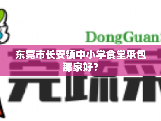 东莞市长安镇中小学食堂承包那家好？