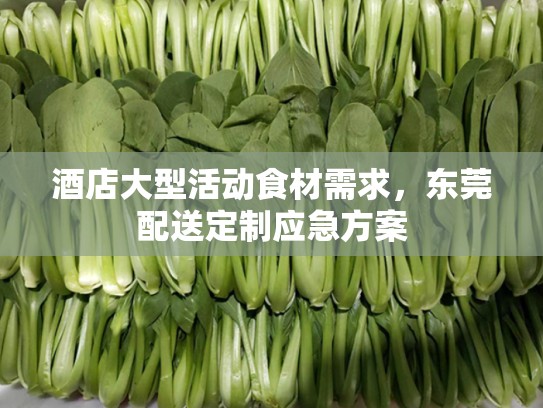 酒店大型活动食材需求，东莞配送定制应急方案