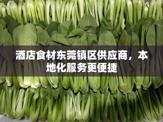酒店食材东莞镇区供应商，本地化服务更便捷
