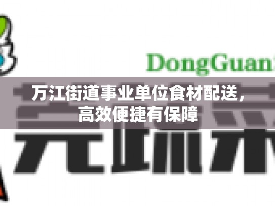 万江街道事业单位食材配送，高效便捷有保障