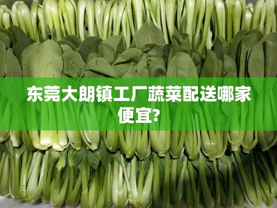 东莞大朗镇工厂蔬菜配送哪家便宜?