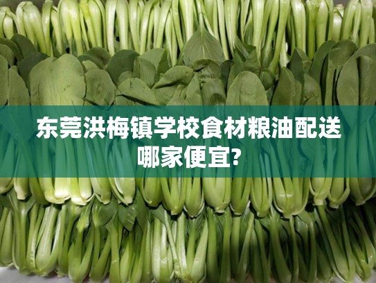东莞洪梅镇学校食材粮油配送哪家便宜?