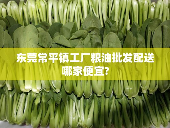 东莞常平镇工厂粮油批发配送哪家便宜?