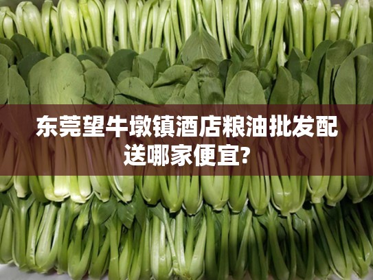 东莞望牛墩镇酒店粮油批发配送哪家便宜?