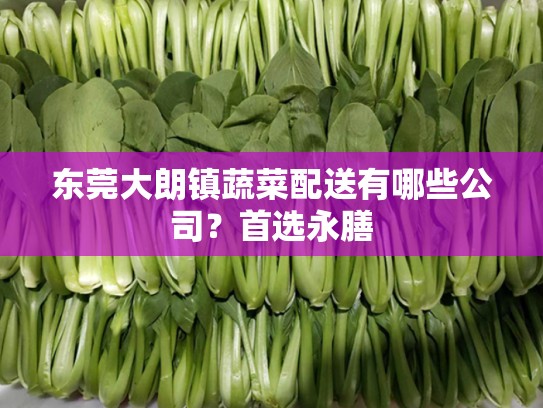 东莞大朗镇蔬菜配送有哪些公司？首选永膳