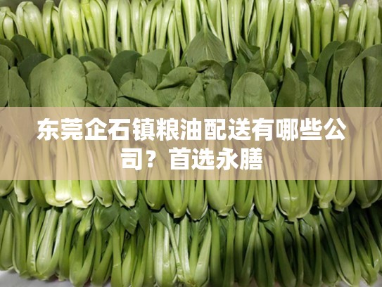东莞企石镇粮油配送有哪些公司？首选永膳