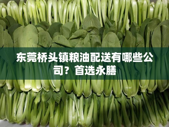 东莞桥头镇粮油配送有哪些公司？首选永膳