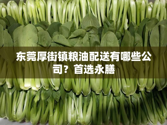 东莞厚街镇粮油配送有哪些公司？首选永膳
