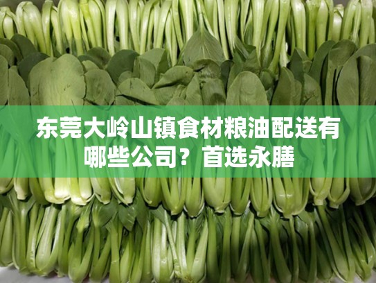 东莞大岭山镇食材粮油配送有哪些公司？首选永膳