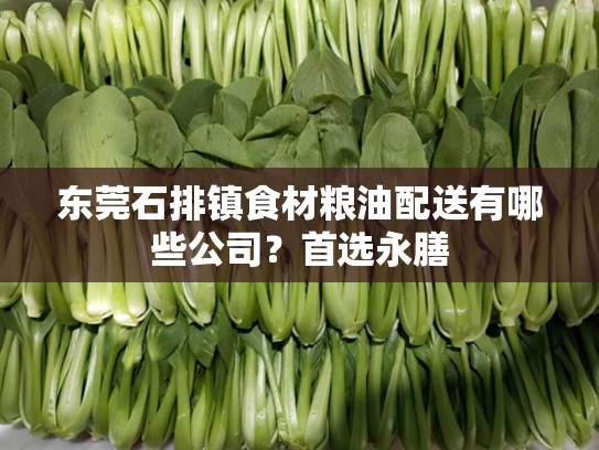 东莞石排镇食材粮油配送有哪些公司？首选永膳