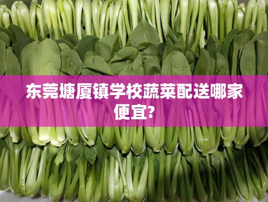 东莞塘厦镇学校蔬菜配送哪家便宜?