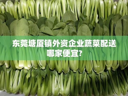 东莞塘厦镇外资企业蔬菜配送哪家便宜?