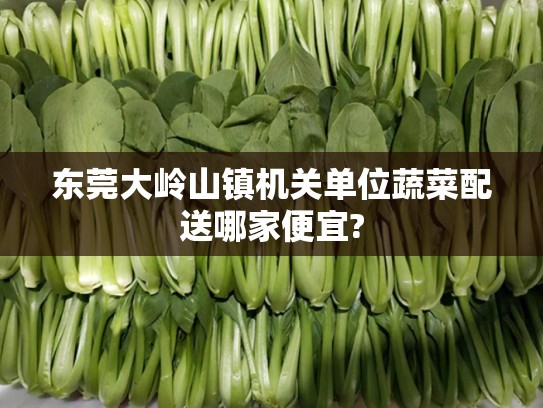 东莞大岭山镇机关单位蔬菜配送哪家便宜?