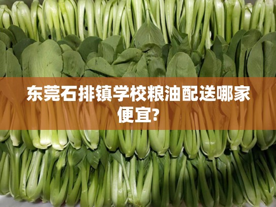 东莞石排镇学校粮油配送哪家便宜?